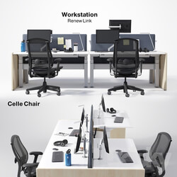 Renew Link Workstation Celle chair 