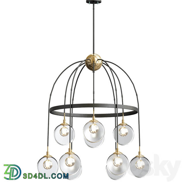 Fulton Chandelier By Savoy House Pendant light 3D Models