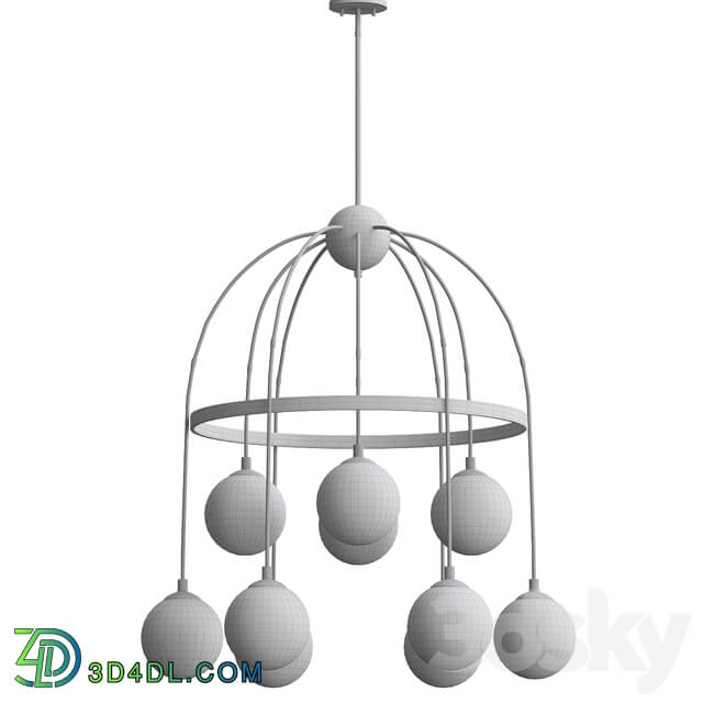 Fulton Chandelier By Savoy House Pendant light 3D Models