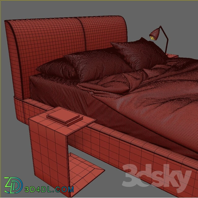 Bed Bed Sebastian by Chaarme Letti
