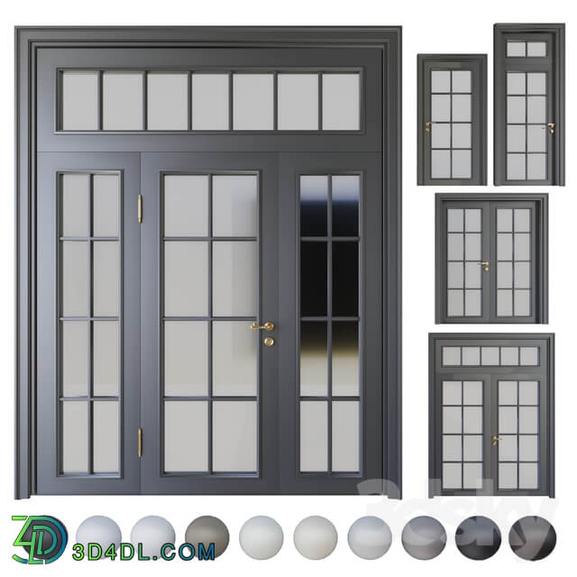 Volhovec Doors collection Paris set 4