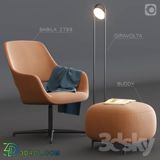 Armchair Babila 2789