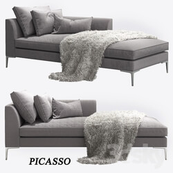 The Sofa and Chair Company PICASSO Chaise Lounge 