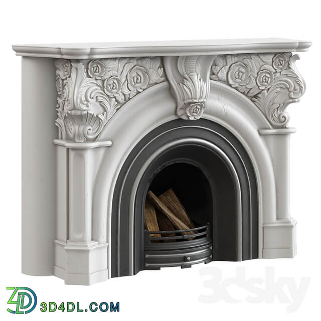 Victorian fireplace