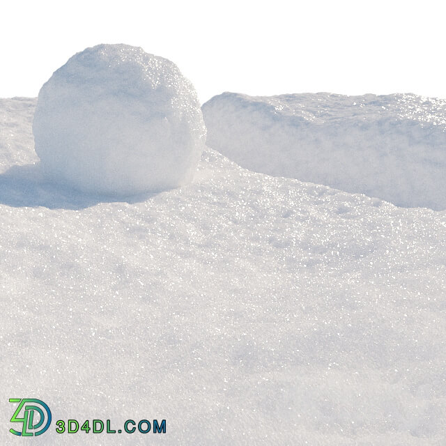 Miscellaneous VRay snow material