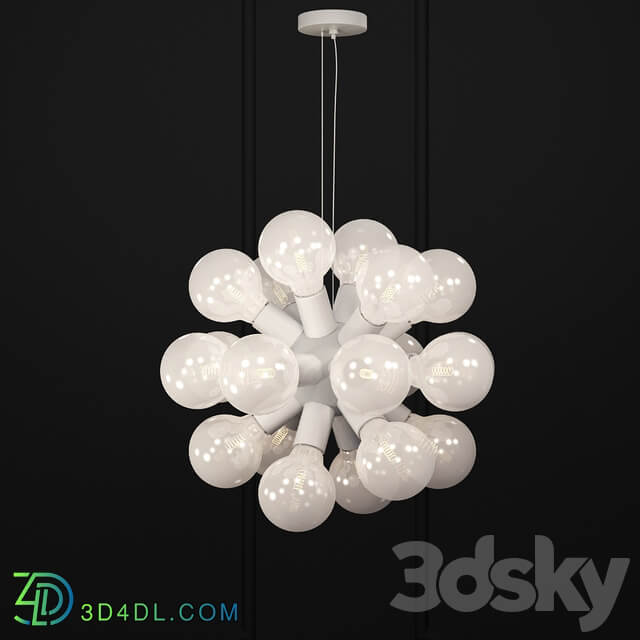 Lamp Ideal Lux DEA SP20 BIANCO DEA Pendant light 3D Models