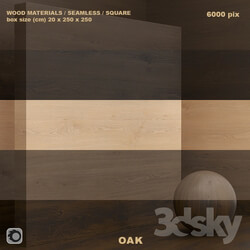 Material wood oak seamless set 55 