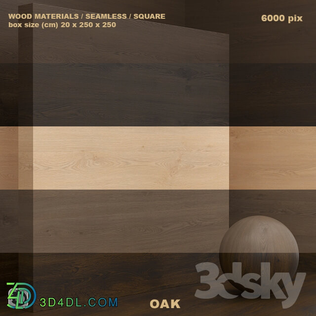Material wood oak seamless set 55