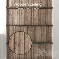 Wooden ceiling with beams 21 