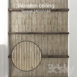 Wooden ceiling with beams 22 