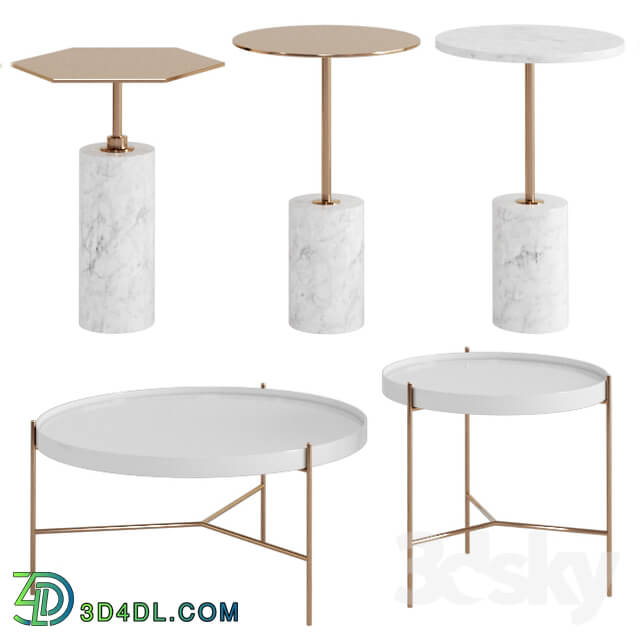side coffee tables set