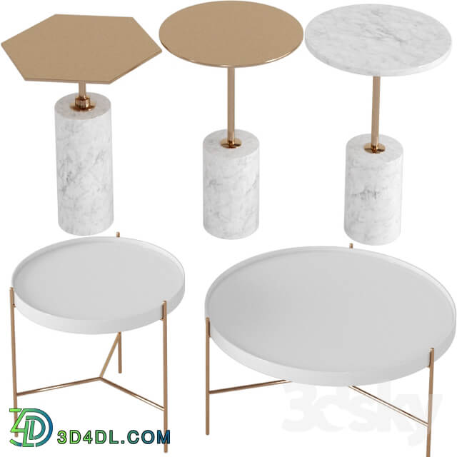 side coffee tables set