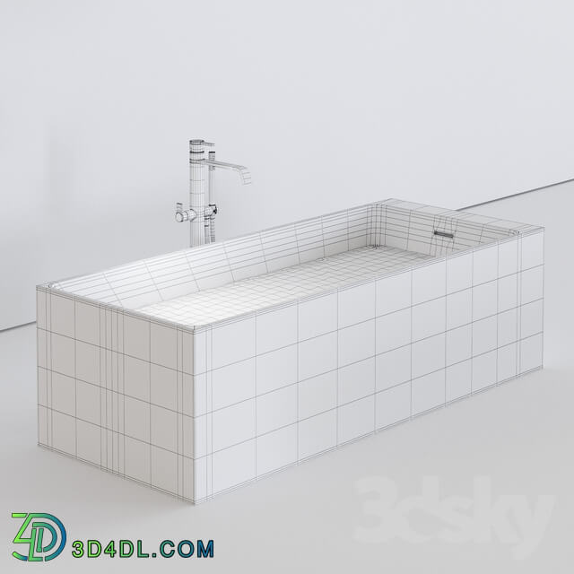 Disenia Square Bathtub