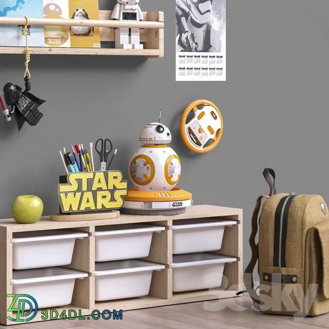 Toys and furniture set 50 Miscellaneous 3D Models