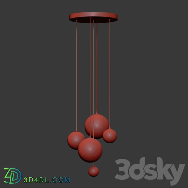 Magic Cluster Pendant light Pendant light 3D Models