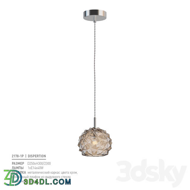 Favorite 2178 1P Pendant light 3D Models