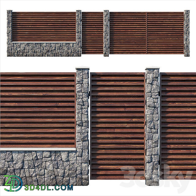 Fence 2 3D Models