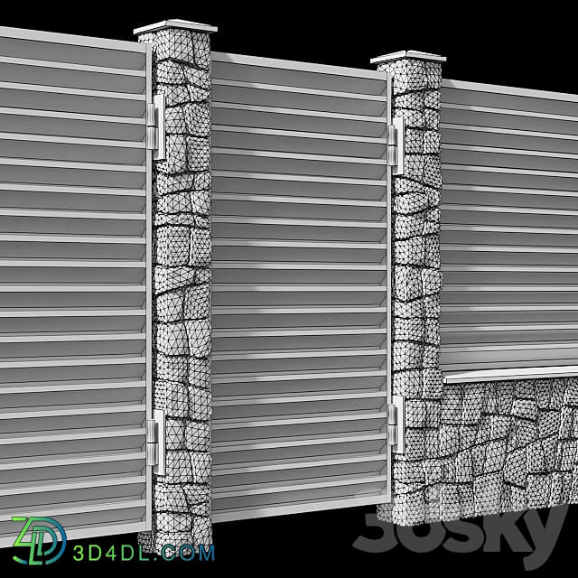 Fence 2 3D Models