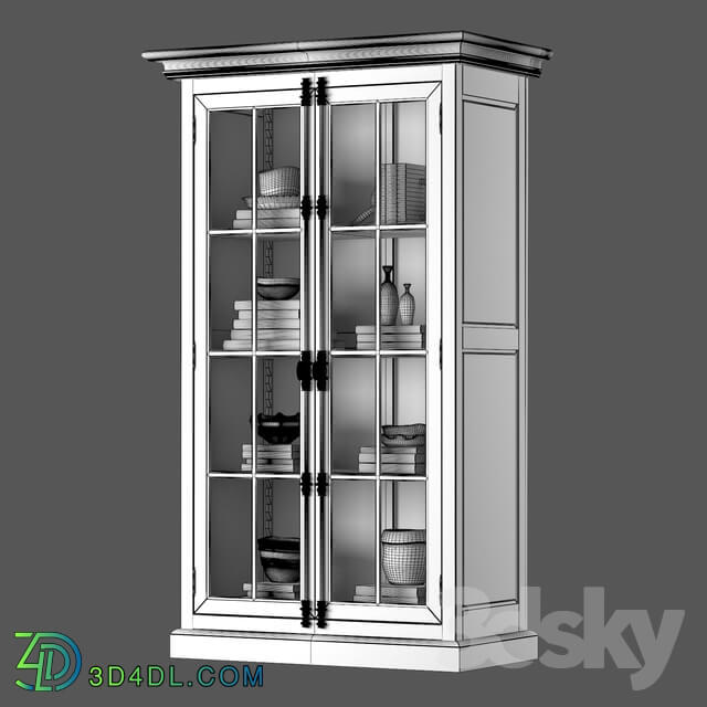 Wardrobe Display cabinets FRENCH CASEMENT DOUBLE DOOR CABINET