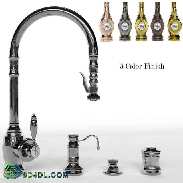 Waterstone Pull Down Faucet 4PC. SUITE