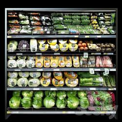 Shelves with vegetables 2 