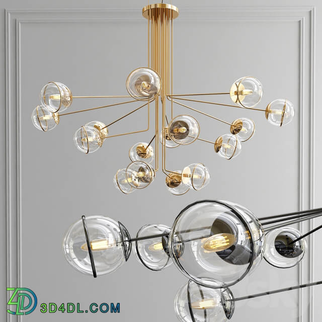 Bubbles Pendant OBB413 Pendant light 3D Models