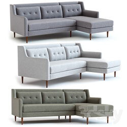 West Elm Crosby 2 Piece Sectional 