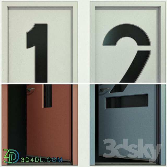 Door with numbers Part I 