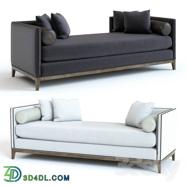 West Elm Nailhead Double Chaise