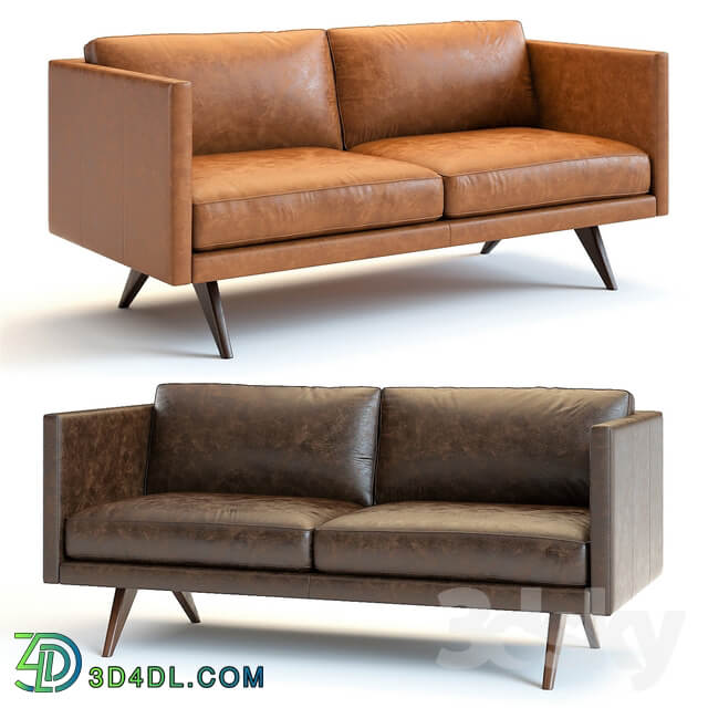 West Elm Brooklyn Leather Sofa