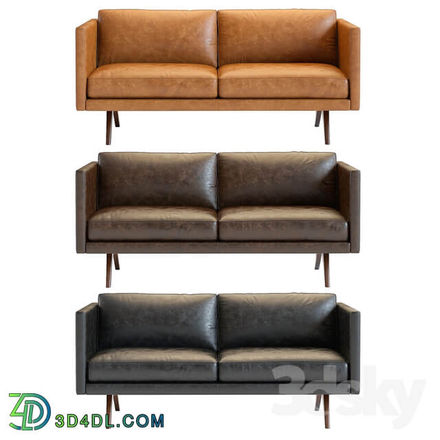 West Elm Brooklyn Leather Sofa