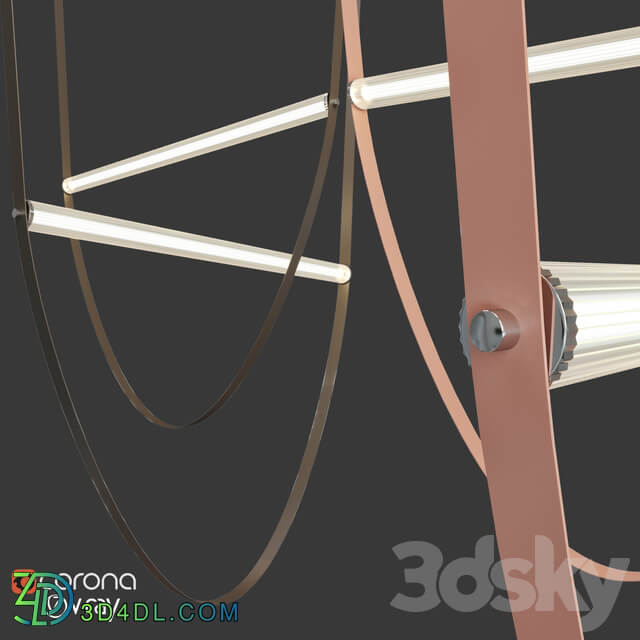 Wireline Pendant light 3D Models