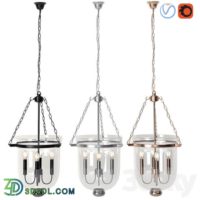 Ceiling Lamp Houzz 14 Pendant light 3D Models