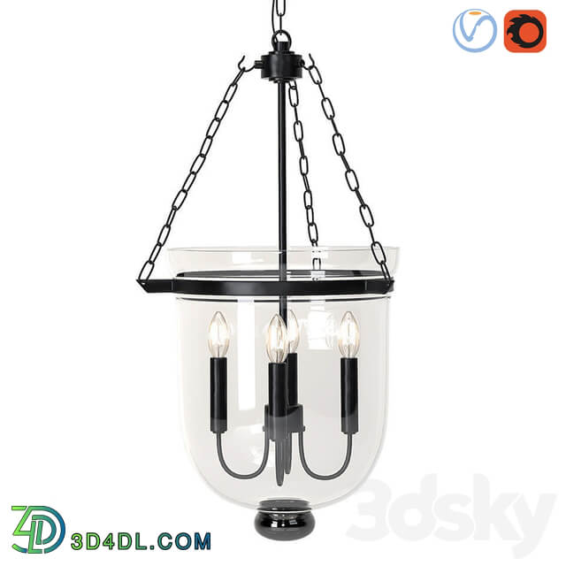 Ceiling Lamp Houzz 14 Pendant light 3D Models