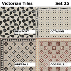 Topcer Victorian Tiles Set 25 