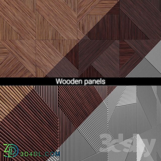 3D panels Emmemobili STRIPES BOISERIE