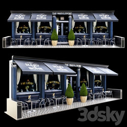 Summer cafe 2 3D Models 