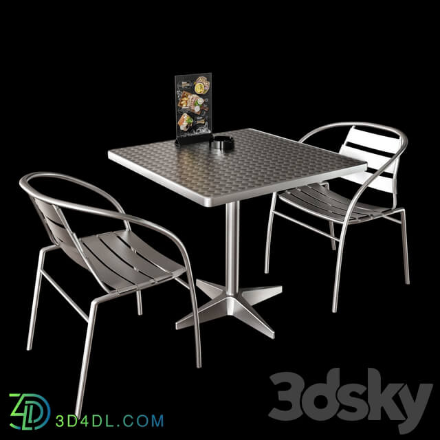 Summer cafe 2 3D Models