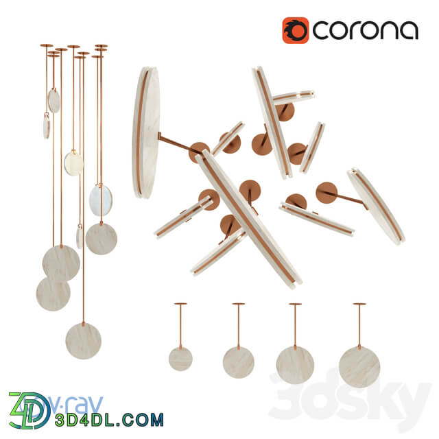 Soho pendant light Pendant light 3D Models