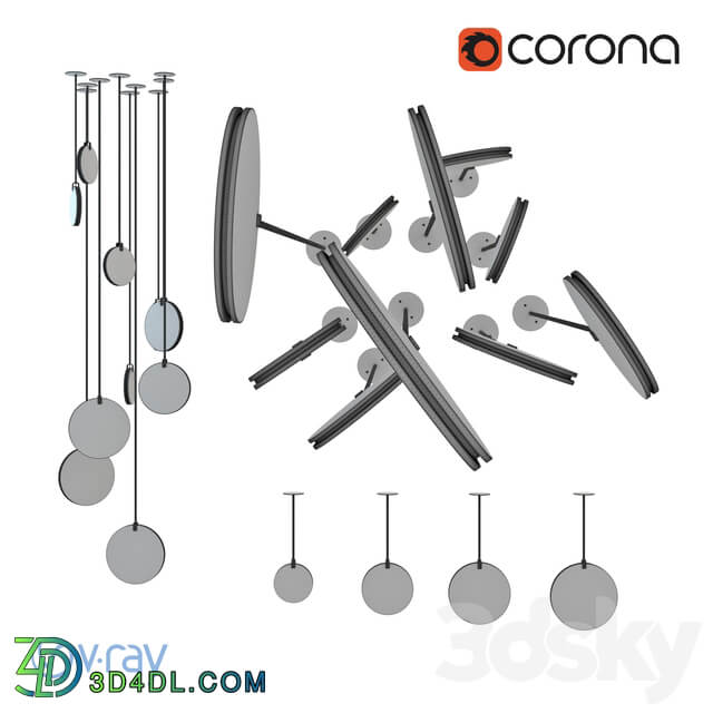 Soho pendant light Pendant light 3D Models