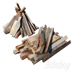 Firewood 3D Models 