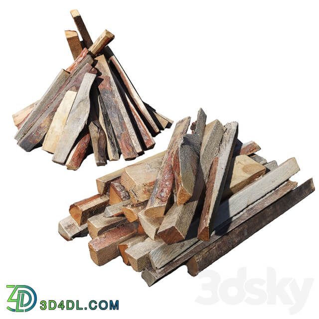 Firewood 3D Models