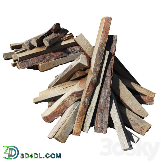 Firewood 3D Models