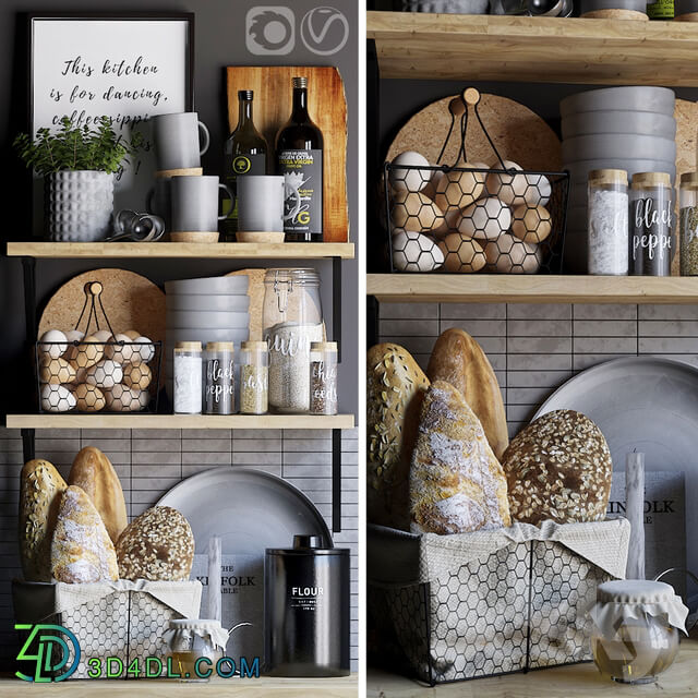 Decorative set for the kitchen 6