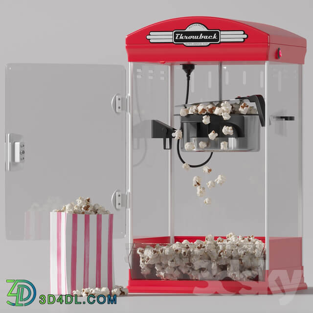 Throwback Movie Theater Popcorn Machine with Cart