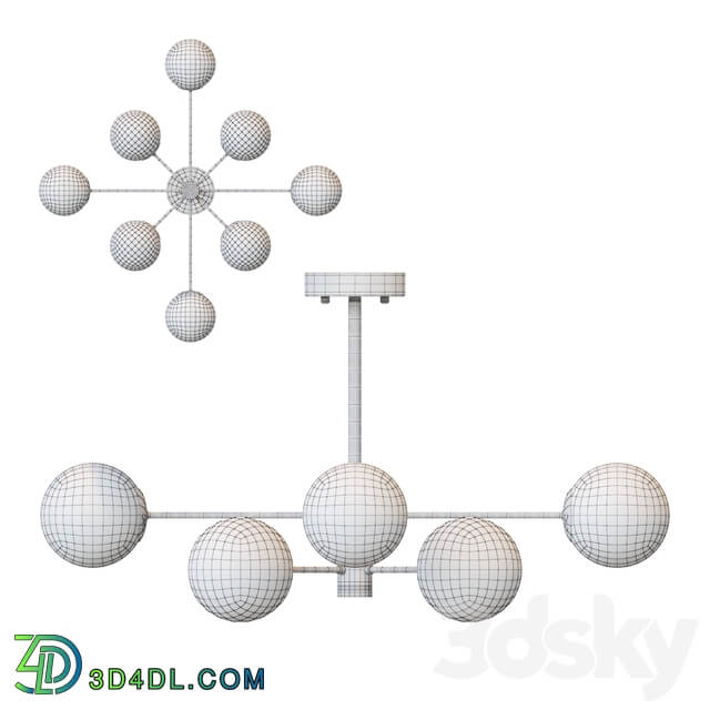 Lampatron Balls 8 Pendant light 3D Models