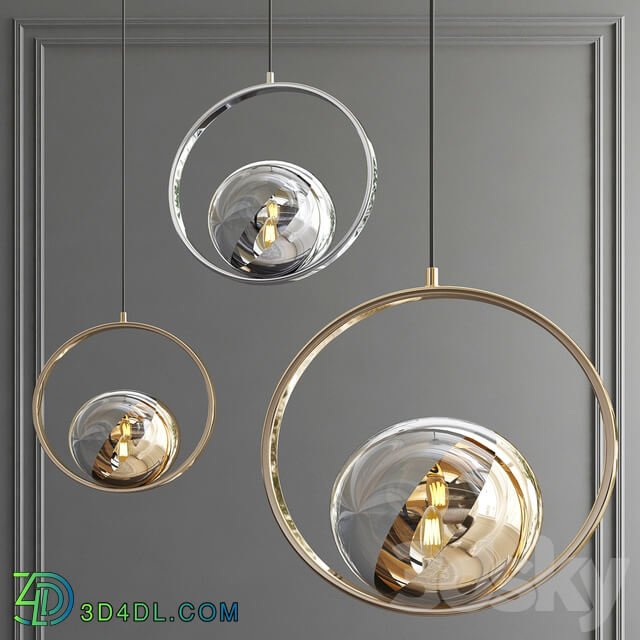 Ring ceiling light Pendant light 3D Models