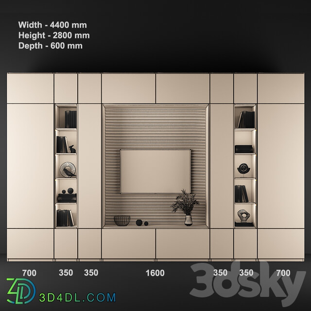 Furniture composition 70 3D Models