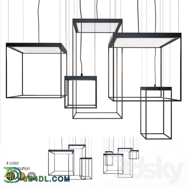 Brassie ronda design Pendant light 3D Models