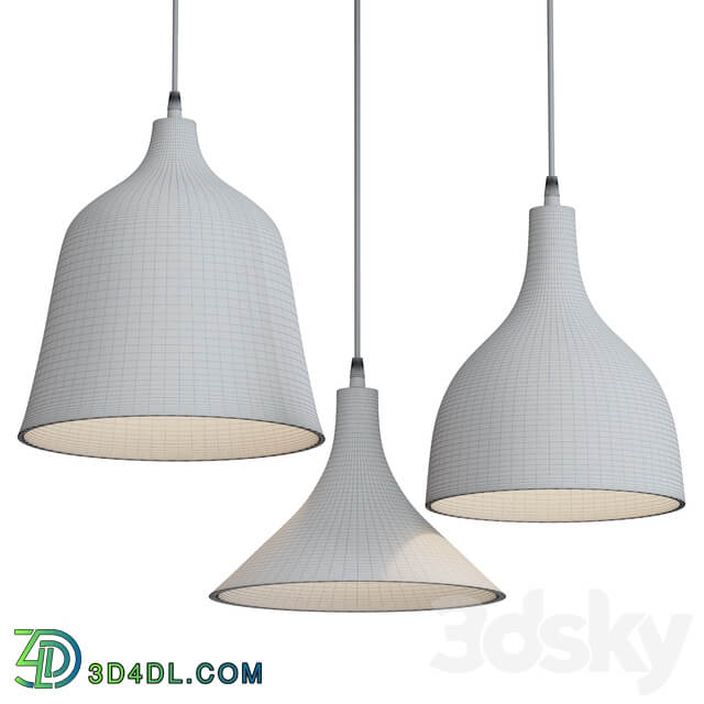 Karman T Black Pendant light 3D Models